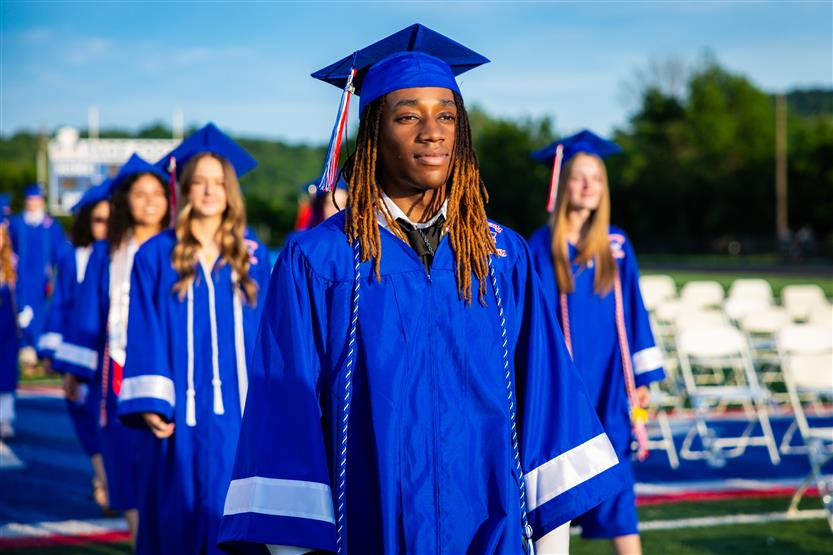 Students celebrate graduating